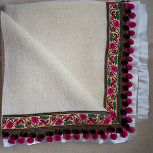  Beili Glas Welsh Blanket - Designed by Nicola Daley and handmade in Wales